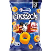 bluebird cheezels corn snacks cheese 120g