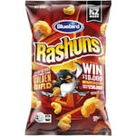 bluebird rashuns corn snacks cheese & bacon 120g