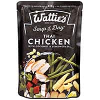 watties soup of the day pouch soup thai chicken 430g