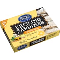 arnold sorensen petites sardines lightly smoked  in oil 106g