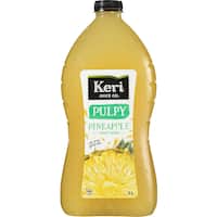 keri pulpy fruit drink pineapple 3L