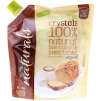 naturals sugar substitute sugar free crystals 250g