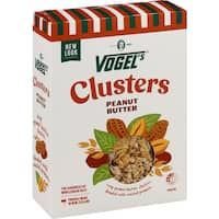 vogels crunchy muesli clusters peanut butter 450g