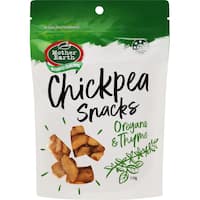 mother earth chickpea snacks oregano & thyme 110g