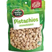 mother earth pistachios roasted & salted 320g