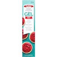 queen food colour gel red 15g