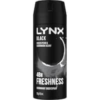 lynx black deodorant body spray  165mL