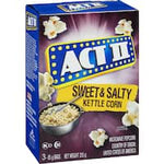 act i i microwave popping corn sweet & salty kettle corn 255g