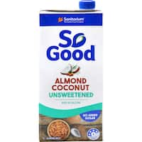 sanitarium so good almond & coconut milk unsweetened 1L