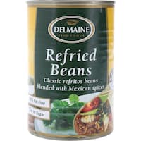 delmaine beans refried 420g
