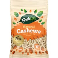 freshlife cashews natural 300g