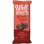 well naturally no sugar added snack bar dark chocolate 90g