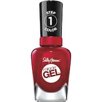 sally hansen miracle gel nail polish rhapsody red 15mL