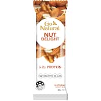 go natural snack bar nut delight 40g