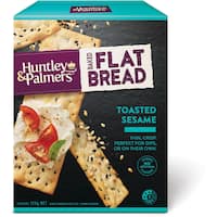 huntley & palmers baked flat bread toasted seaseme 125g