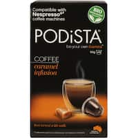 podista coffee pods caramel infusion pod 10pk