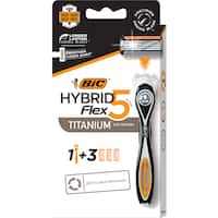 bic flex 5 disposable shavers hybrid 3pk