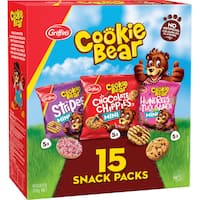 griffins cookie bear biscuits snack packs 375g 15pk