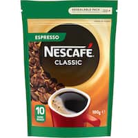 nescafe coffee classic espresso 100g