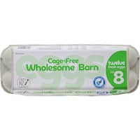 wholesome barn eggs dozen cage free size 8 12pk