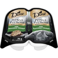 dine perfect portions cat food cuts in gravy succulent chick 75g