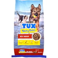 tux tasty bites dog food beef 8kg