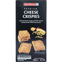 euro patisserie crackers cheese crispies 100g