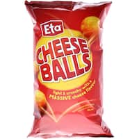 eta corn snacks cheese balls 120g