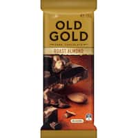 cadbury old gold chocolate block dairy milk roast almond 180g