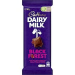 cadbury chocolate block dairy milk black forest 180g