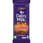 cadbury chocolate block packed with crunchie 180g