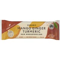 ceres organics raw wholefood snack bar mango ginger turmeric 50g