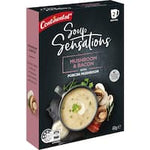 continental sensations instant soup mushroom & bacon 48g 2pk