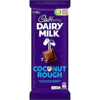 cadbury chocolate block dairy milk coconut rough 180g