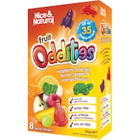 nice & natural fruit snack fruit oddities 136g 8pk