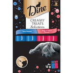 dine creamy treats cat treats tuna selection 48g