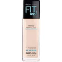 maybelline fit me matte foundation poreless- natural ivory 112 30mL