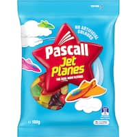 pascall jelly sweets jet planes 180g