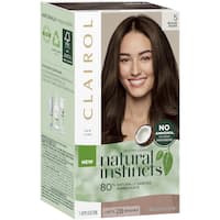 clairol natural instincts hair colour hazelnut 5 medium brown 1pk