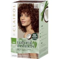 clairol natural instincts hair colour cinnaberry 5r medium auburn 1pk