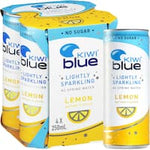 kiwi blue sparkling water lightly lemon 4pk