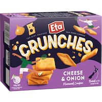 griffins snax crunches crackers cheese & onion 160g