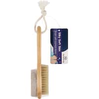home living foot brush wooden with pumice stone 1ea