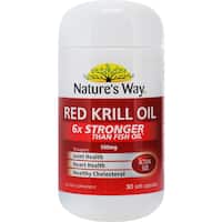 natures way krill oil red 500mg 30pk