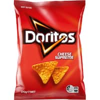 doritos corn chips cheese supreme 170g