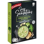 continental sensations instant soup cheesy broccoli & potato 56g 56g