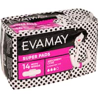 evamay super pads regular wings 14pk