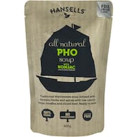 hansells all natural pouch soup pho 400g