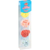 dollar sweets mini flowers icing decorations  48pk
