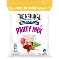 the natural confectionery co jelly sweets party mix 520g